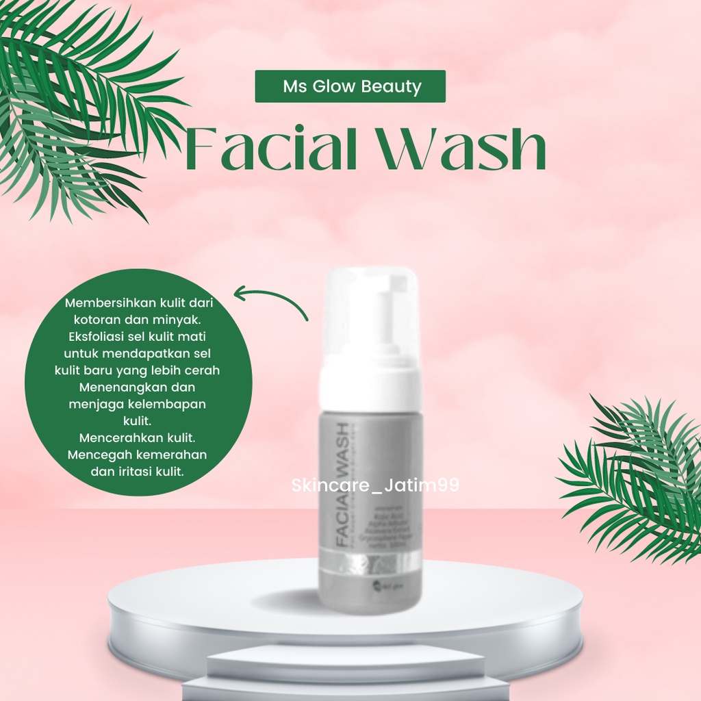 Facial Wash Ms Glow/Ms Glow Facial Wash
