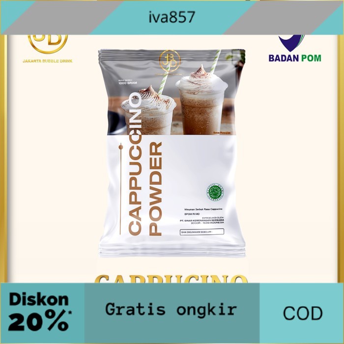 

PROMO Cappucino Powder - Bubuk Minuman Bubble Drink GRATIS ONGKIR