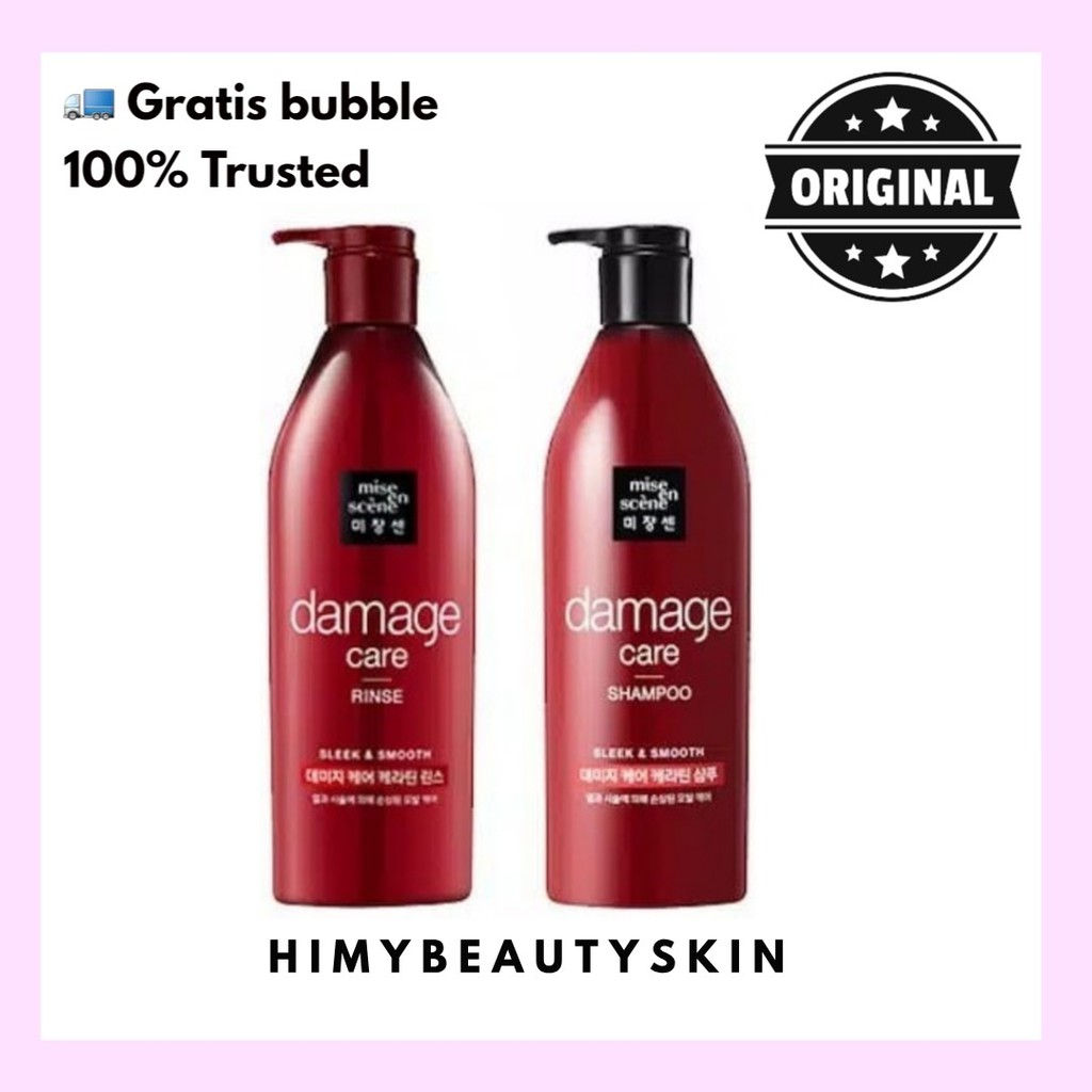 HIMY - Mise En Scene Damage Care Shampoo & Rinse 680ml