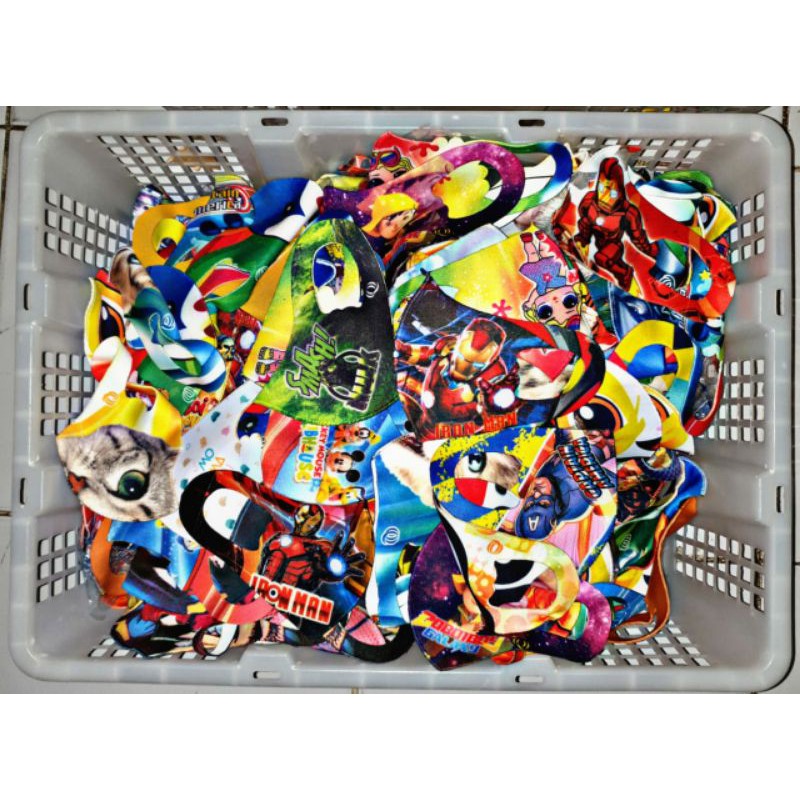 Masker Scuba Anak Motif