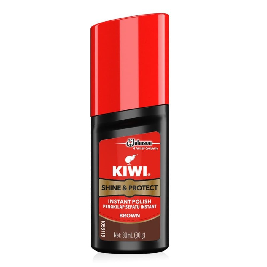 Kiwi Liquid Shoe Polish 30 ml/ Semir Sepatu Kiwi Cair 30ml Hitam/ Coklat