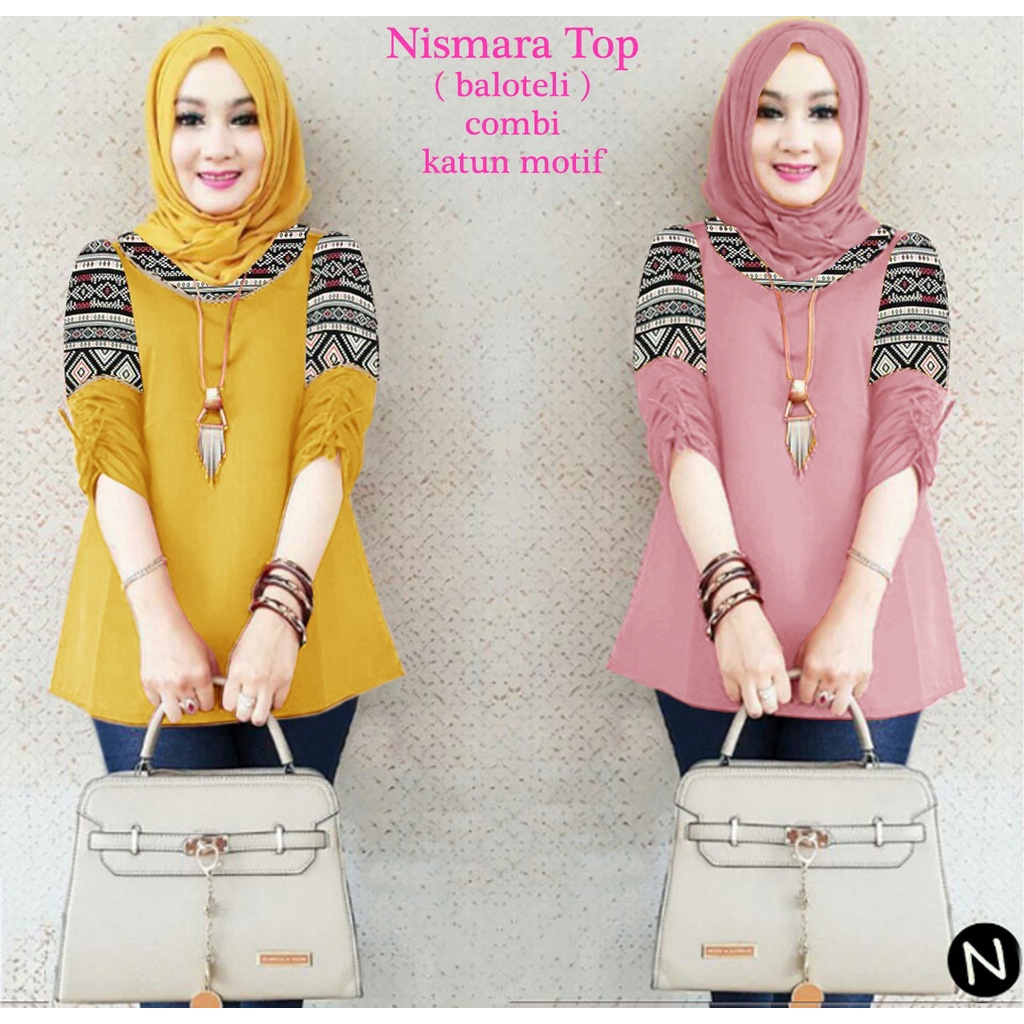 CTN Baju muslim Tunic NISMARA top best seller