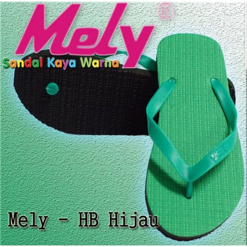 ISI 6 PASANG Sandal jepit Mely / Sandal jepit murah/ Sandal musholla