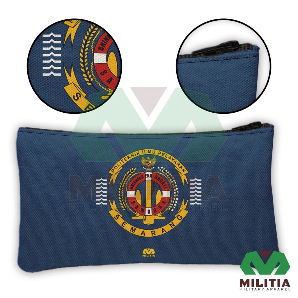 Pouch PIP Politeknik Ilmu Pelayaran Semarang - biru