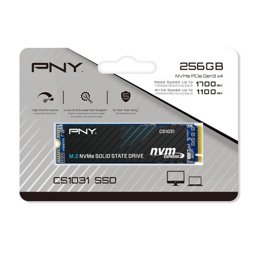 SSD PNY CS1031 256GB M.2 2280 NVMe Gen3x4