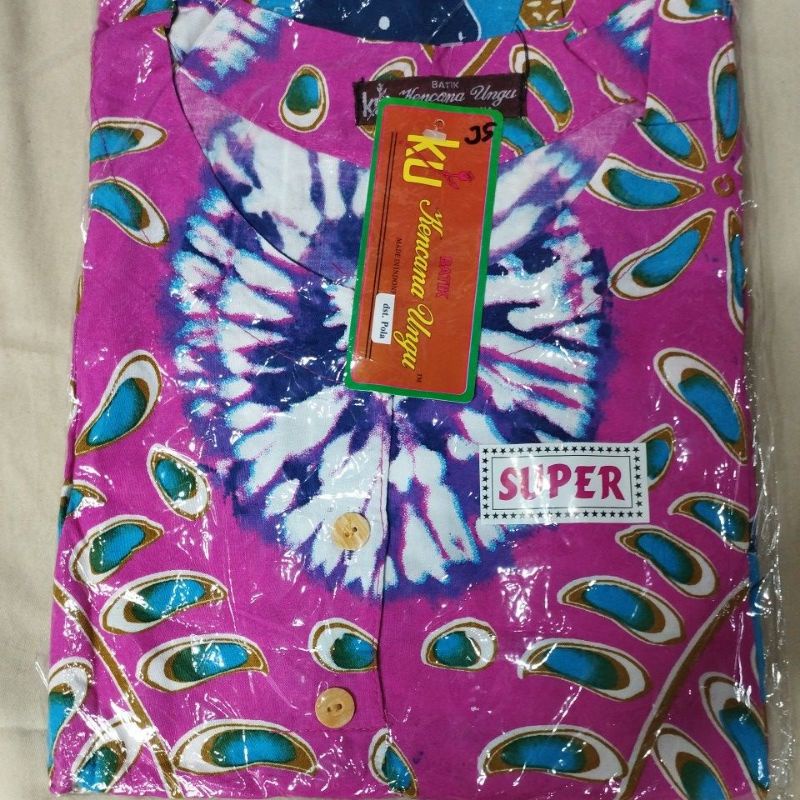 Daster kencanaungu Kencana Ungu Label Coklat Super / KUC Super Daster Pola / KUC Super Daster Lupita-KUC SP DST.POLA/ J5