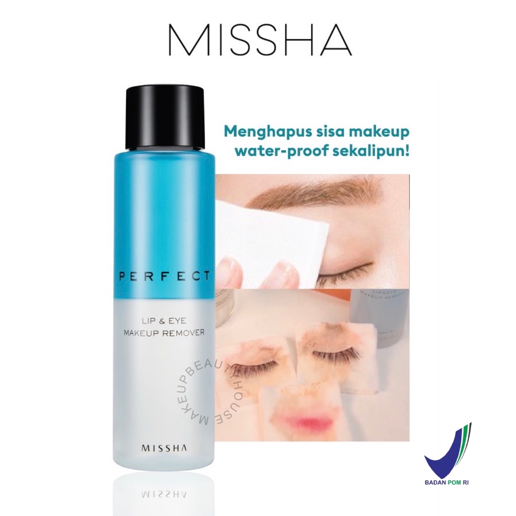 [BPOM] MISSHA Perfect Lip &amp; Eye Makeup Remover 155ml