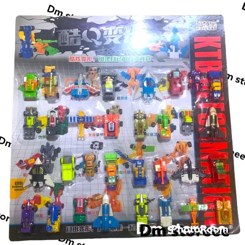 mainan robot mini deformation / robot transformer / transpormer / mainan anak murah / robot gabung /