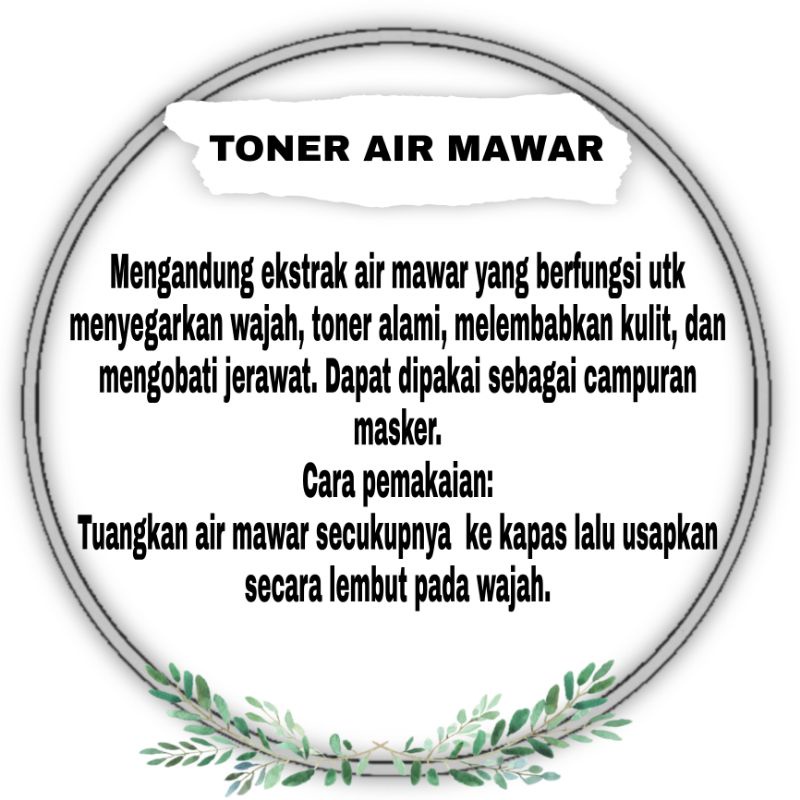 TONER AIR MAWAR ASLI