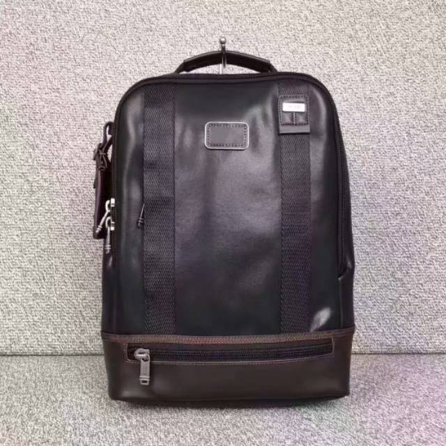 Tas ransel tumi dover backpack leather mirror quality tas laptop kulit punggung