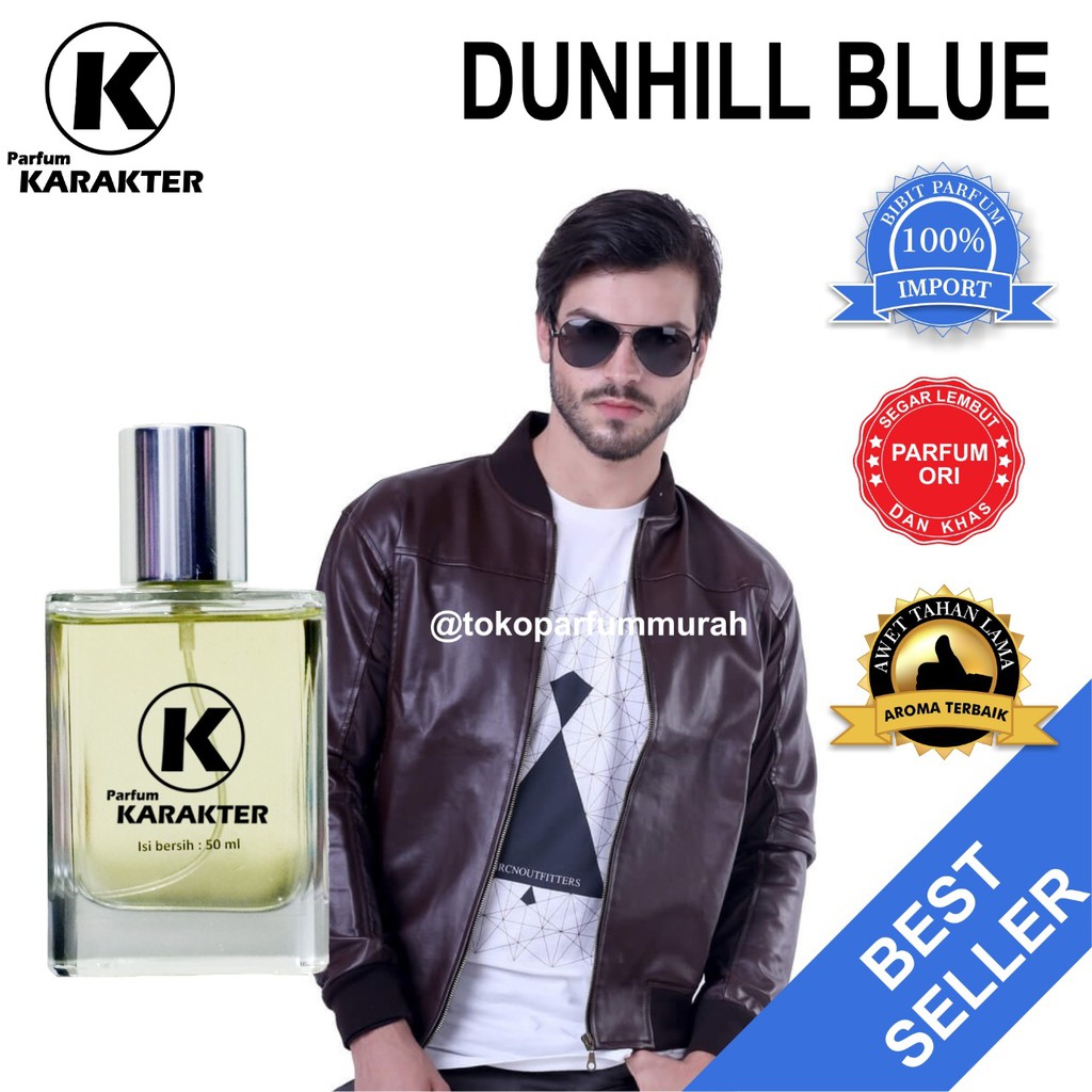 Bisa Cod | Parfum Cowok Dunhill Blue  Bibit Parfum Import Wangi &amp; Tahan Lama  Kemasan 100ml