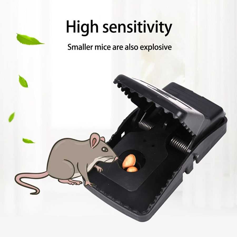 Jebakan Perangkap Tikus Black Mouse Sensitive Trap Model Jepit