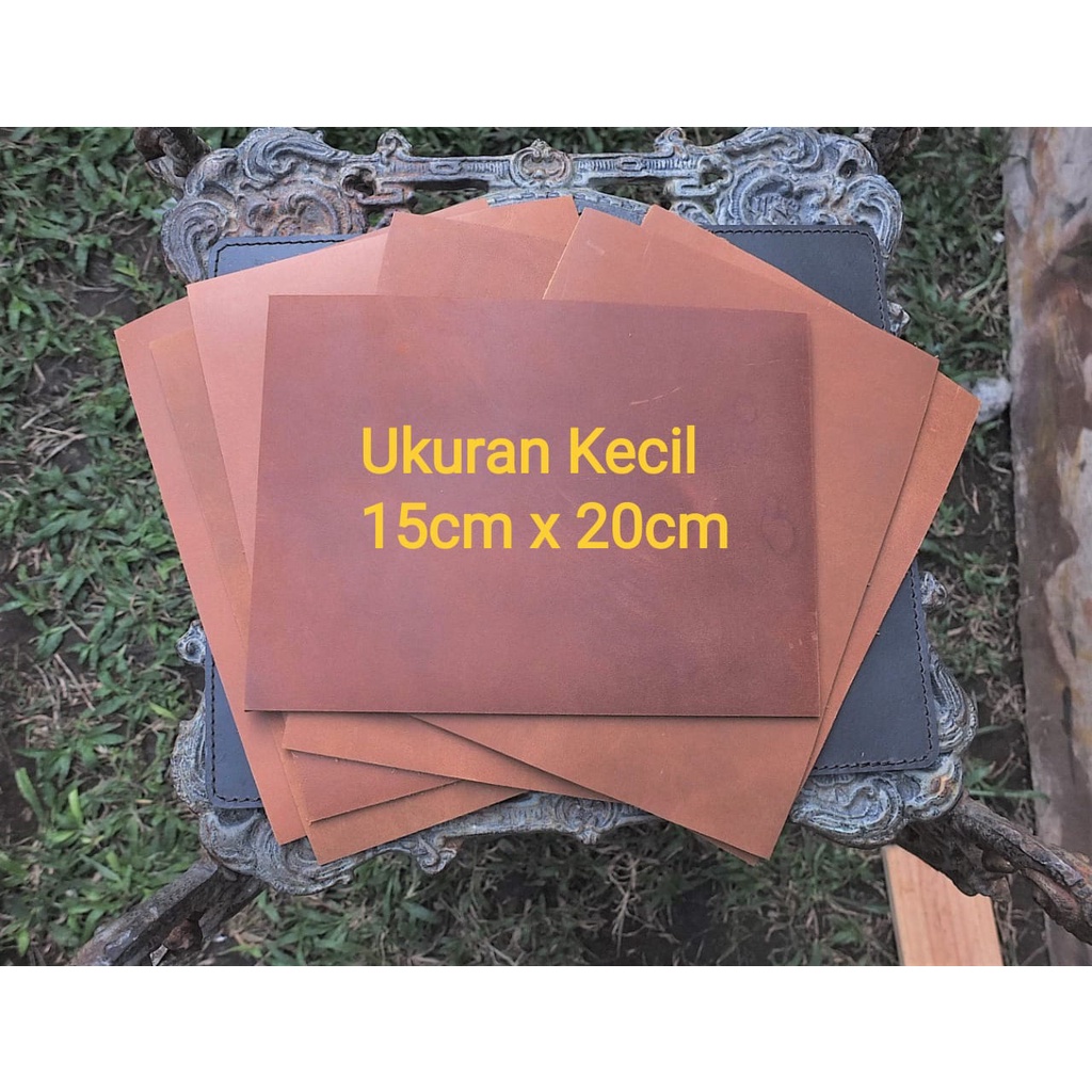 Leather Sheet Bahan Kulit Sapi Lembaran Ukuran Kecil 15 cm x 20cm