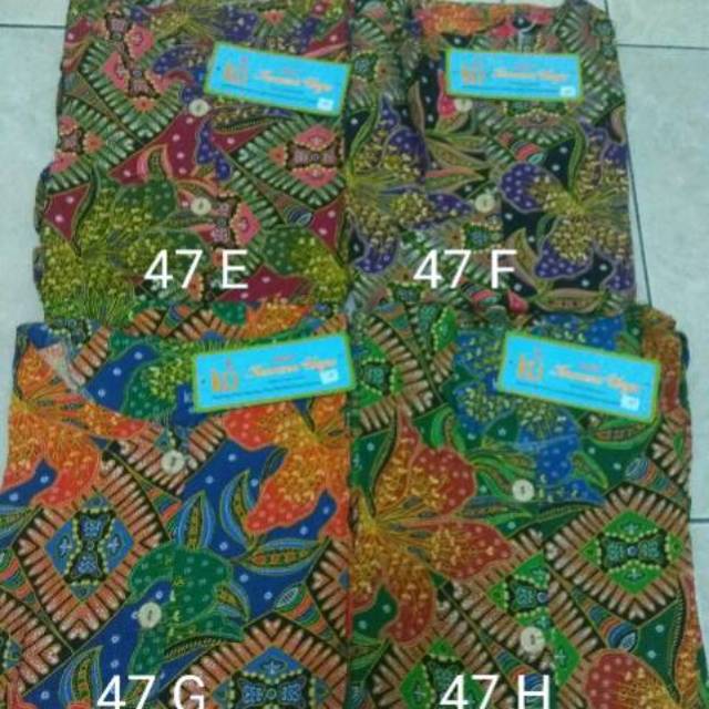 Daster KU 47 label biru / daster kencana ungu 3 kancing