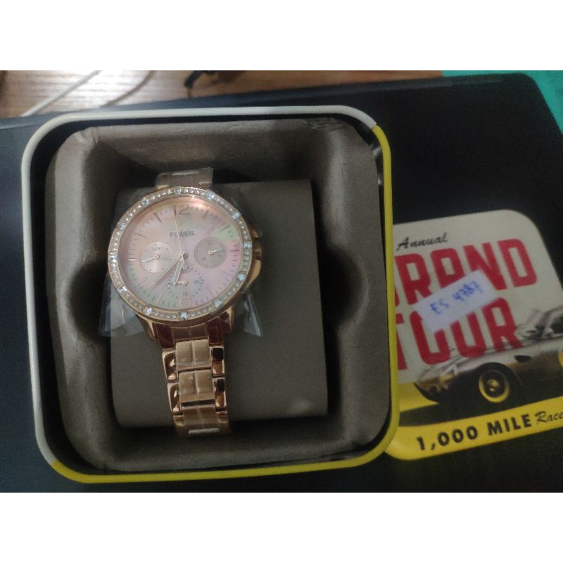 New Fossil Swatch BQ3316 Rose Gold 100% Original