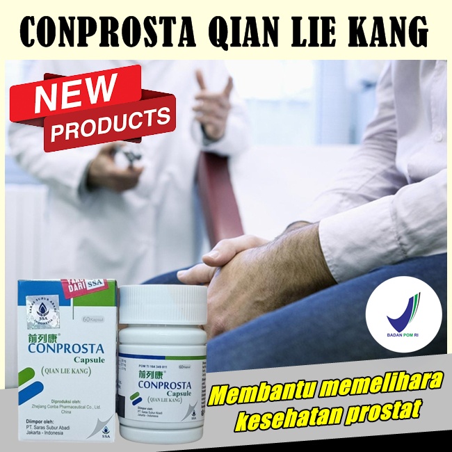 BPOM Obat prostat cina herbal paling ampuh conprosta qian lie kang kapsul original