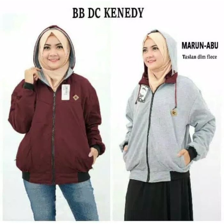 JAKET BB DC WANITA BOLAK BALIK / JAKET BB DC CEWEK / JAKET CEWEK BB DC 2IN PRIA WANITA