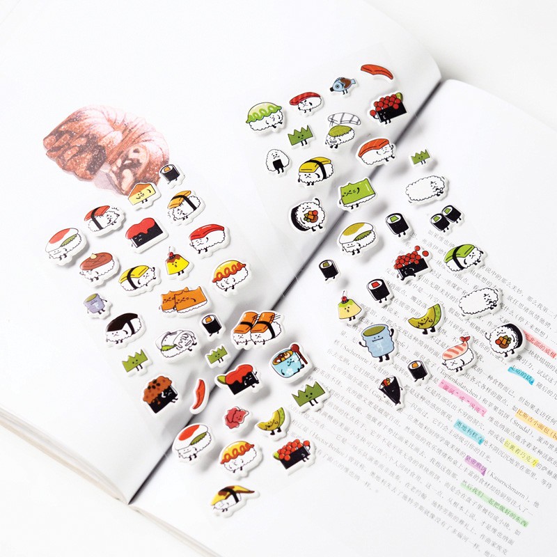 

Sushi Variety Diary Deco Stickers (Sticker Dekorasi)