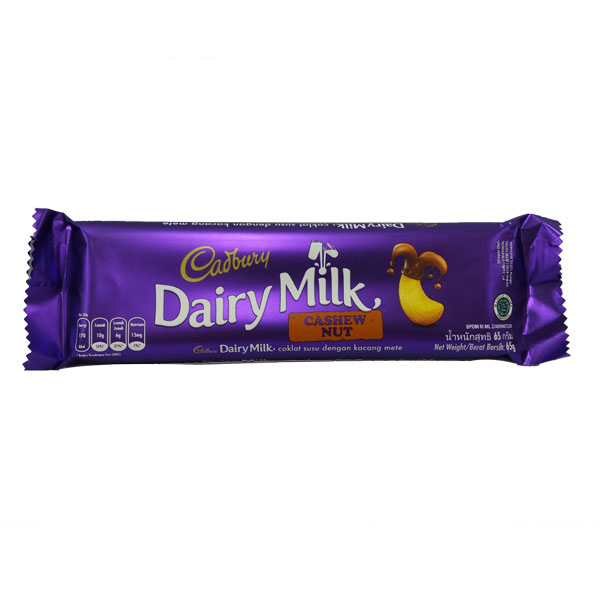 

CADBURY DAIRYMILK CASHEWNUT 65g