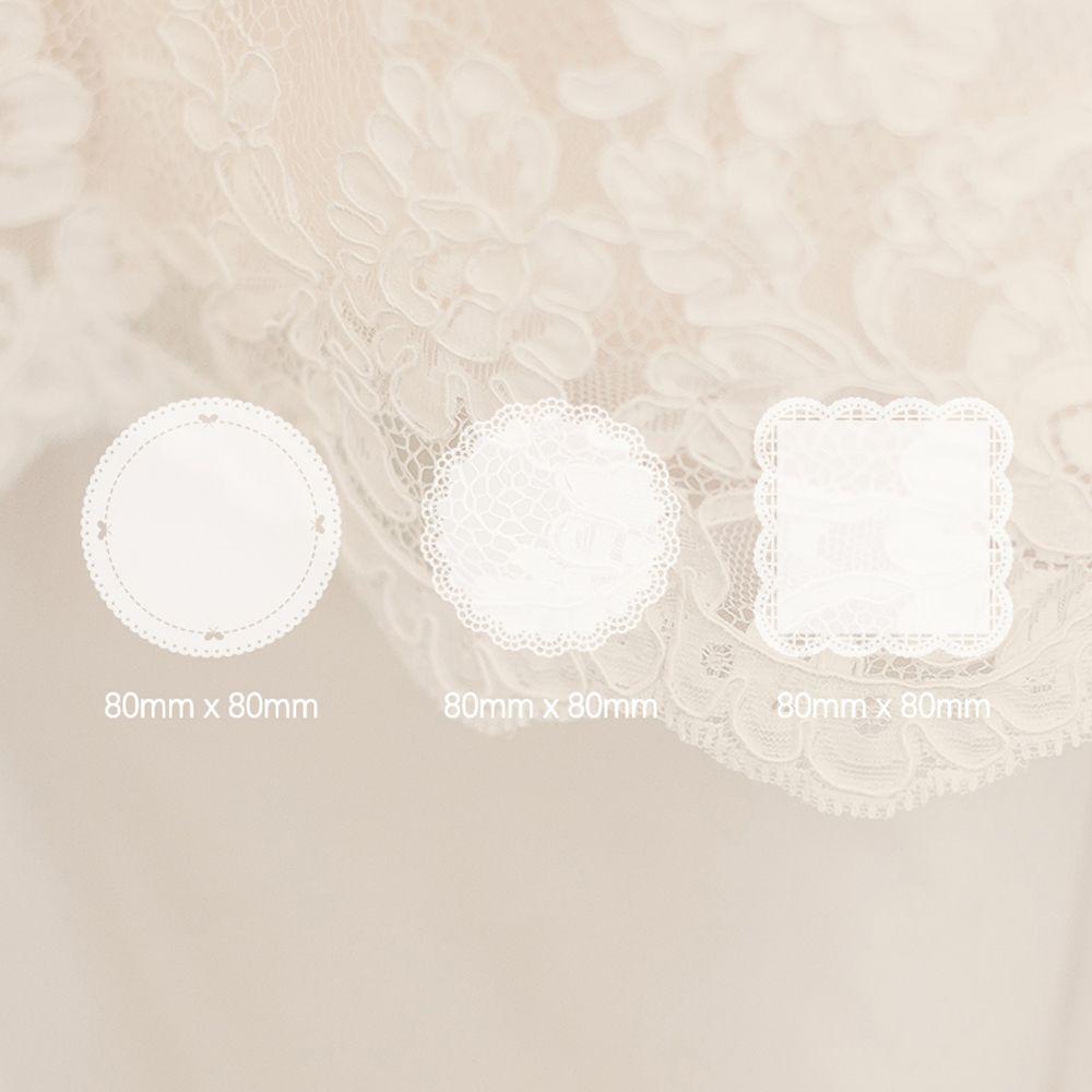 LANFY Hollow Transparan Sulfate Butter Paper Tulisan Planner Diary Memo Pads Junk Journal Girl In Skirt Series Bantalan Tulisan Craft Papers Decorative DIY Scrapbooking