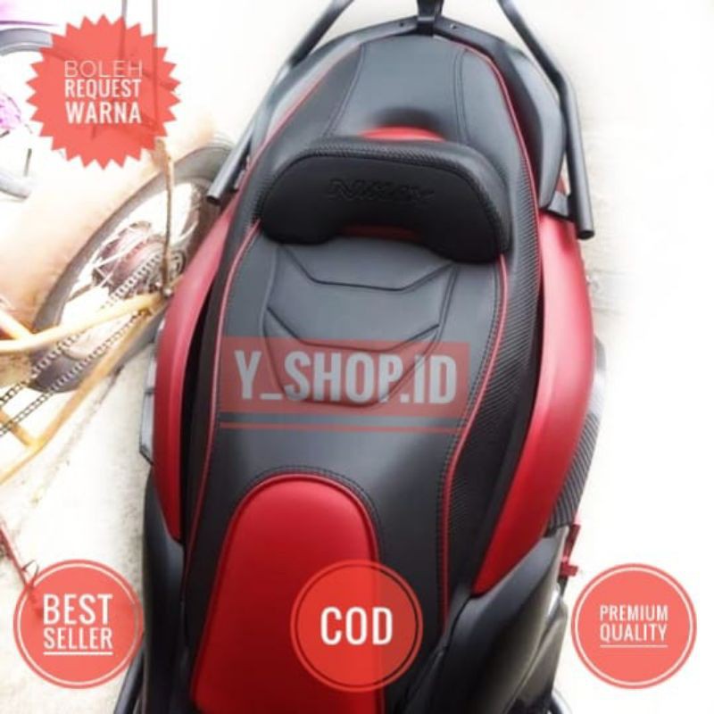 Sarung Kulit Jok Motor Model Eropa Nmax Turbo Nmax 2022 2023 MBtech Modif Terbaru