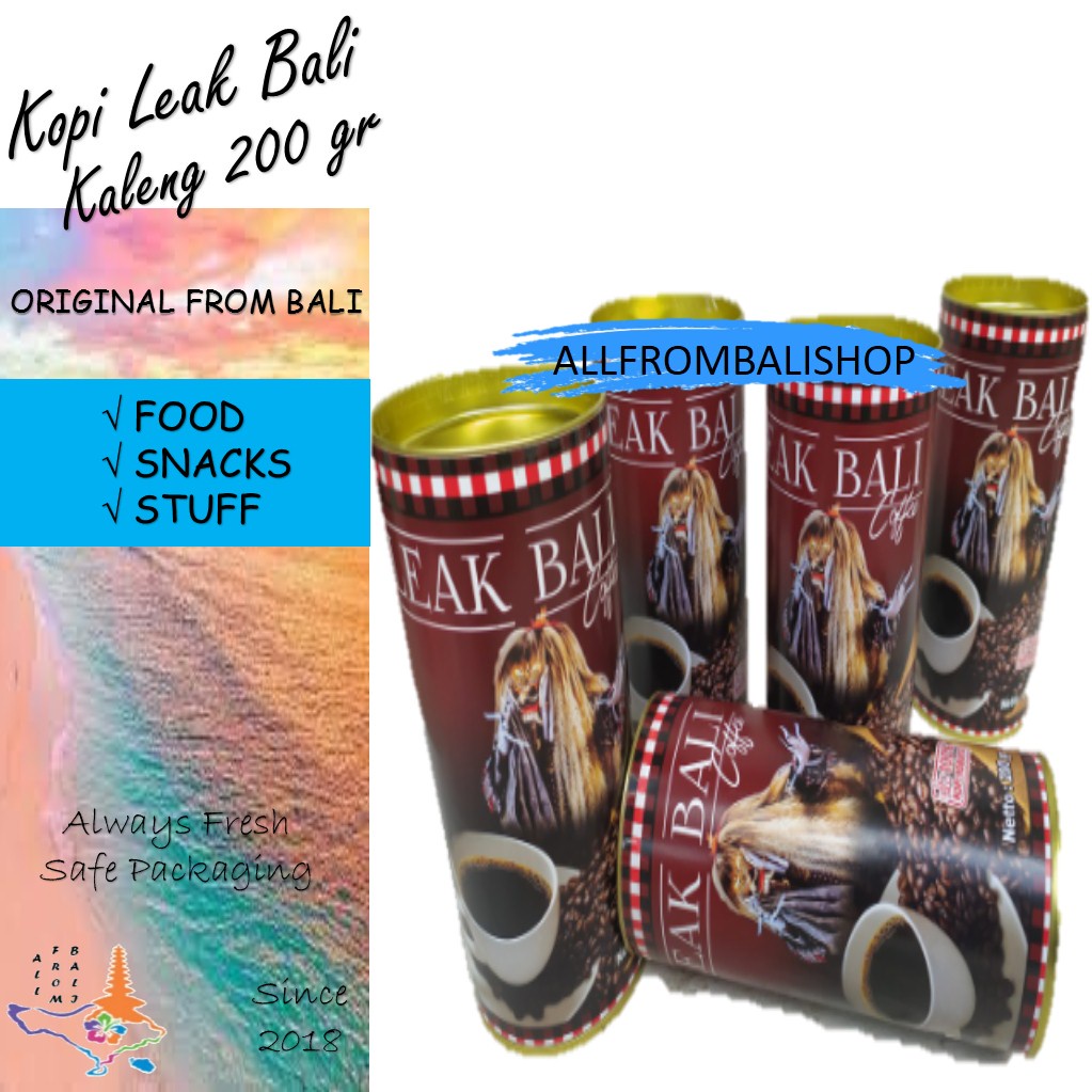 

Kopi Leak Bali 200 gr (Kemasan Kaleng)