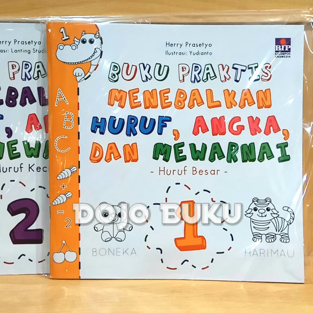 Seri Buku Praktis Menebalkan Huruf, Angka, dan Mewarnai by Herry Prasetyo