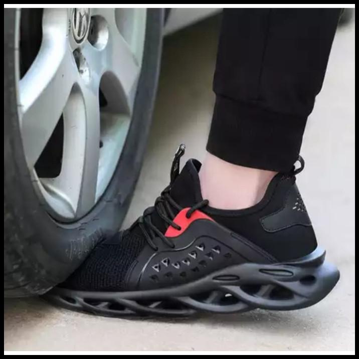 Sepatu Sneakers Safety Pria Sport Sepatu Safety Casual Pria Lapangan