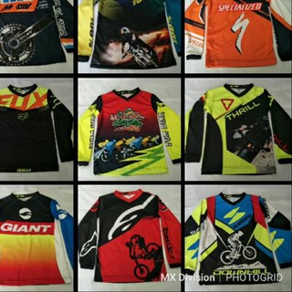 Kaos Anak cewe cowo, baju Jersey anak motif sepeda trail