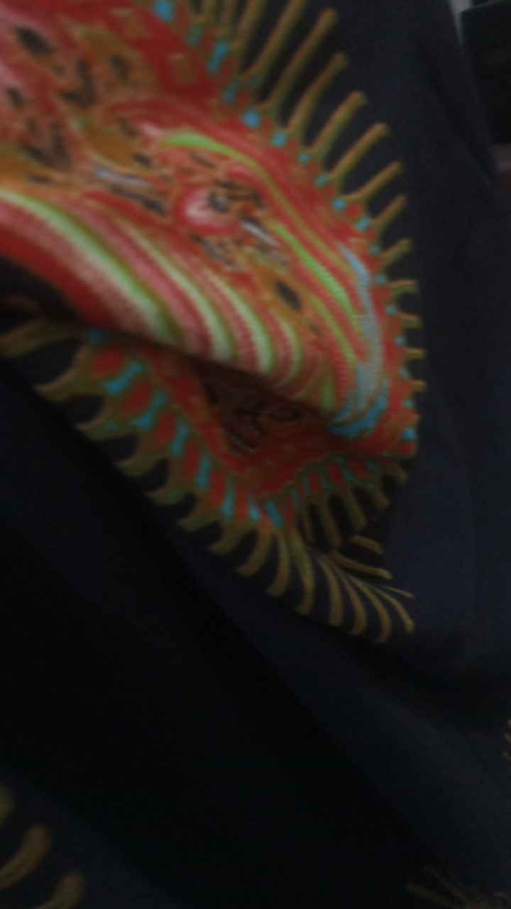 Kalesha Tunik Batik Paris Ori Solo Kaftan Asimetris Bahan Paris