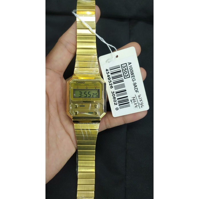 Jam Tangan Casio A100WE Original