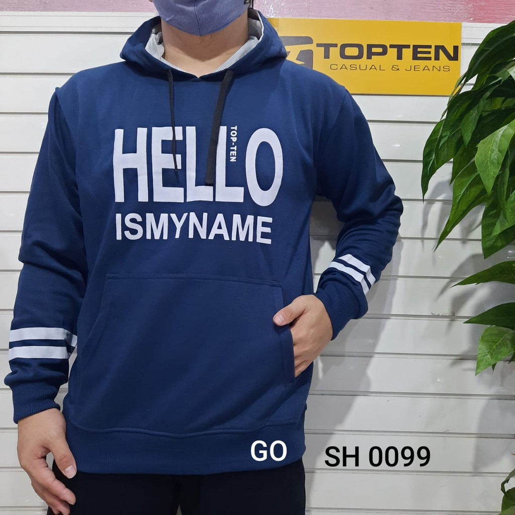 gof XL TOPTEN SWEATER Pakaian Pria Outerwear Sweater Cardigan Hoodie Casual Motif Lengan Panjang