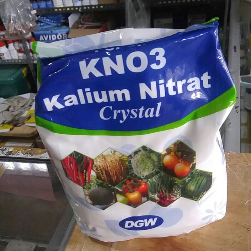 Pupuk KNO3 DGW - Kalium Nitrat Kristal Pupuk Pembuahan BUah