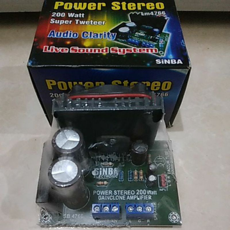 POWER STEREO 200W LM4766