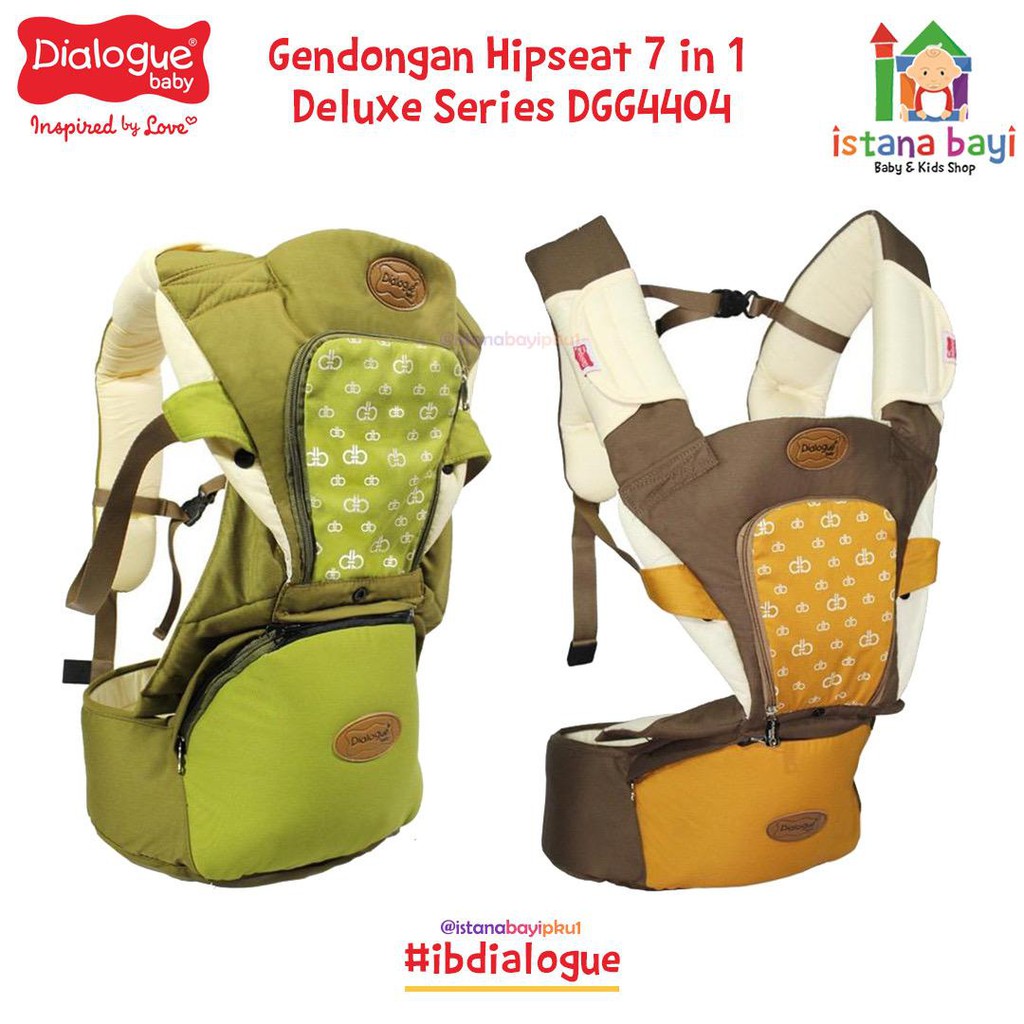 Dialogue Hipseat 7in1 Deluxe Series DGG4404 - Gendongan Bayi