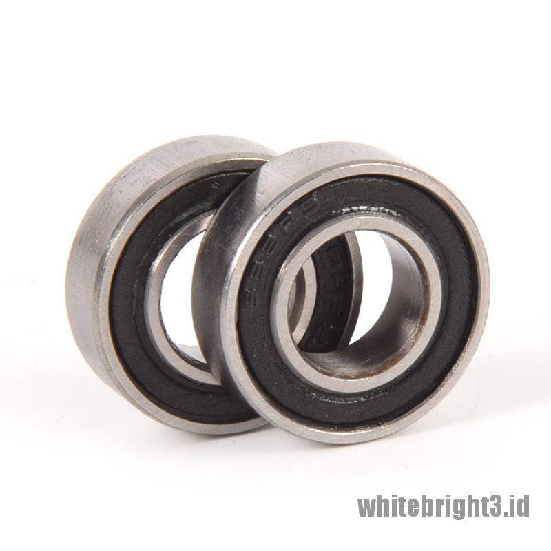 ❤White3 Warna Putih❤ 10pcs 688-2RS 688 RS Bearing Miniatur Dengan Segel Karet