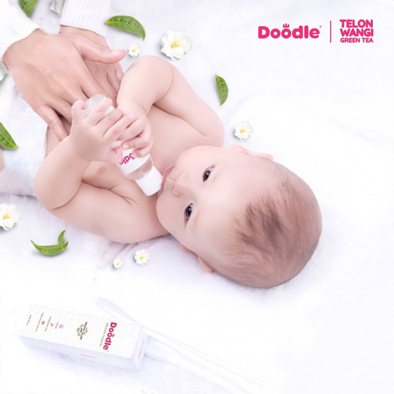 Doodle Minyak Telon Plus 100ml / 60ml - Minyak Telon Bayi