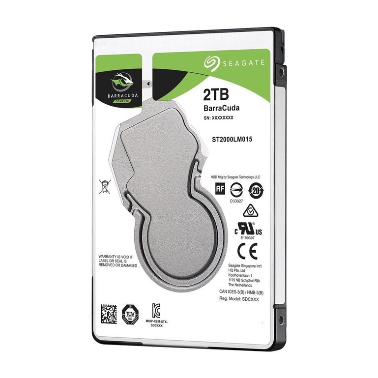 SEAGATE BarraCuda 2TB 2,5&quot; 5400 RPM 128MB Hard Drive