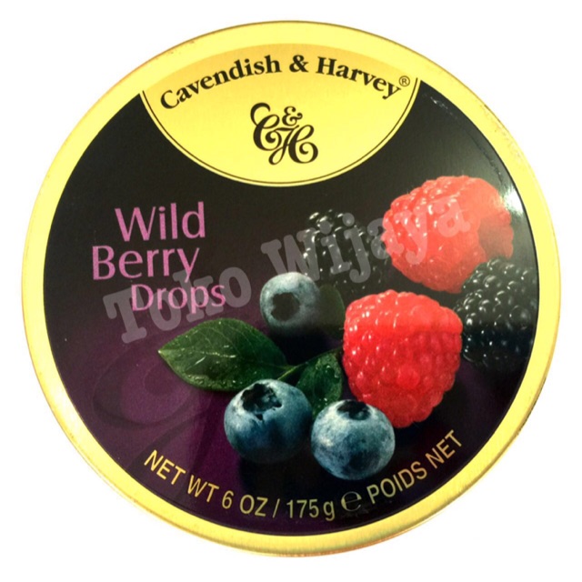 

Permen cavendish & harvey wild berry drops