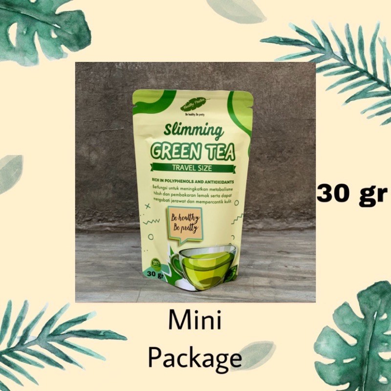 Mini package slimming green tea by Healthy Pretea,Teh Pelangsing Herbal[Official Store]