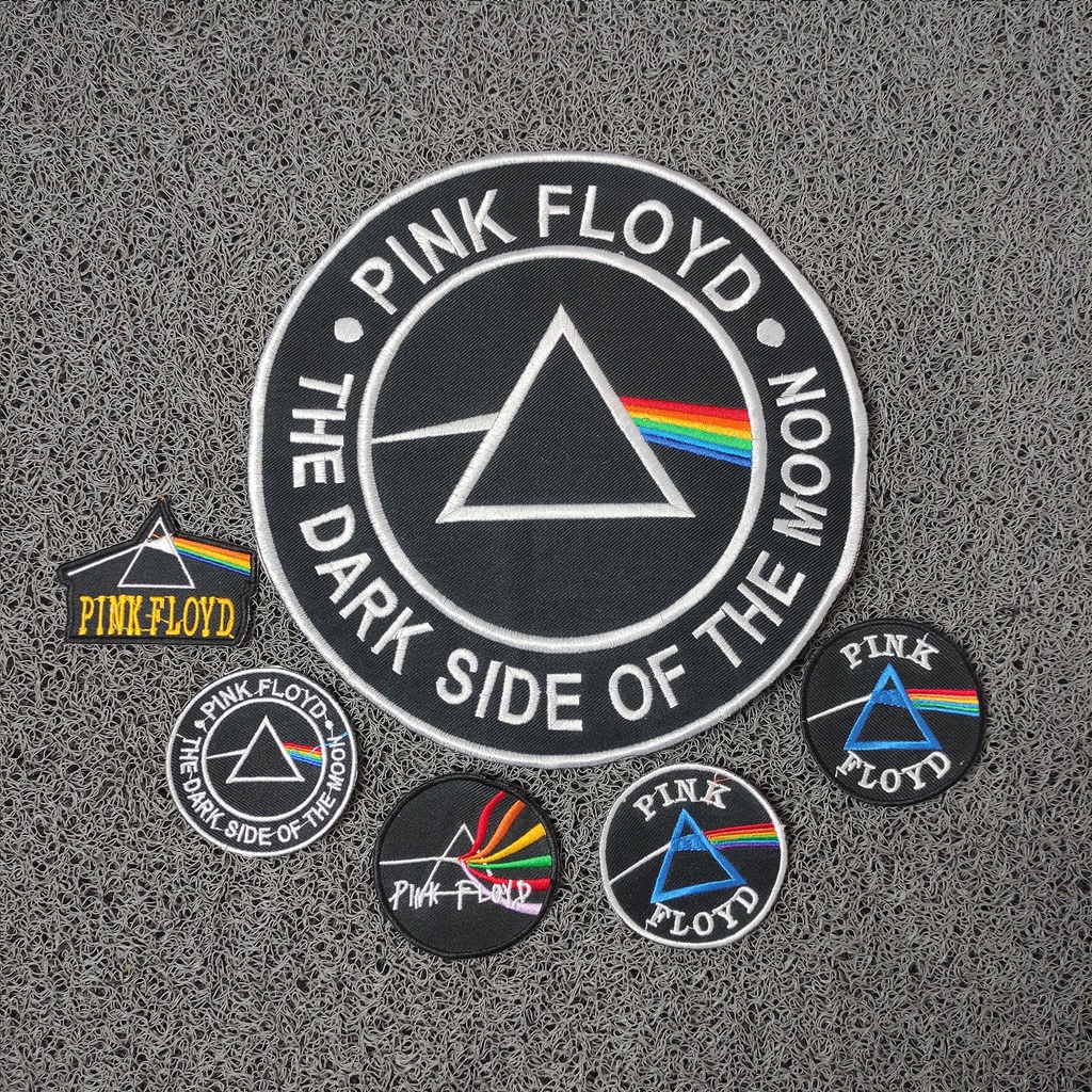 Backpatch Satu Set Patch Bordir Jahit Pink Floyd