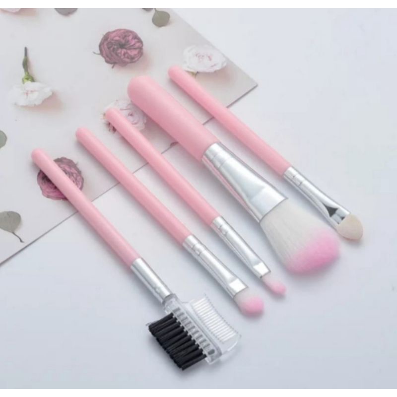 SMP99 - Make Up Brush 5 in 1 / Peralatan Make Up / Make Up Set / Peralatan Make Up Terlaris / Flash sale / Peralatan Make Up Murah Berkualitas / Alat Make Up Brush H71 Set 5in 1 /  Packingan Make Up Tools / Brush Kosmetik / Brush Kosmetik 1 set