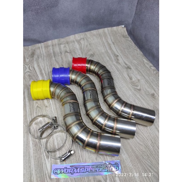 Air Intake Pipa Intake Filter Pipa Saringan Udara Hawa Stainless Nmax,Aerox,Lexi,Vario 110, Beat, Scoopy, Vario 125, Vario 150