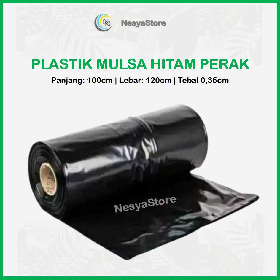 Plastik Mulsa Hitam Perak Plastik Packing Meteran