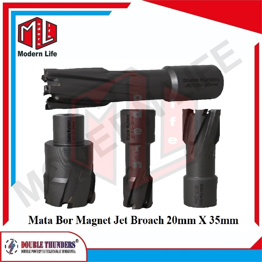 Mata Bor Magnet Jet Broach Jetbroach TCT Cutter 20mm X 35mm ORIGINAL