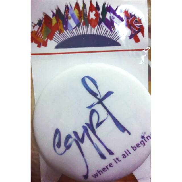 Souvenir magnet kulkas negara mesir egypt cleopatra piramid