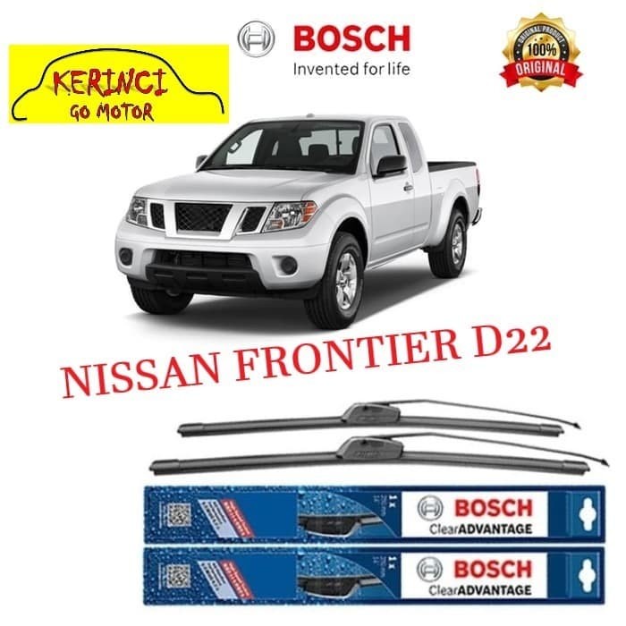 WIPER BOSCH CLEAR ADVANTAGE NISSAN FRONTIER D22 18&quot; &amp; 18&quot; SEPASANG