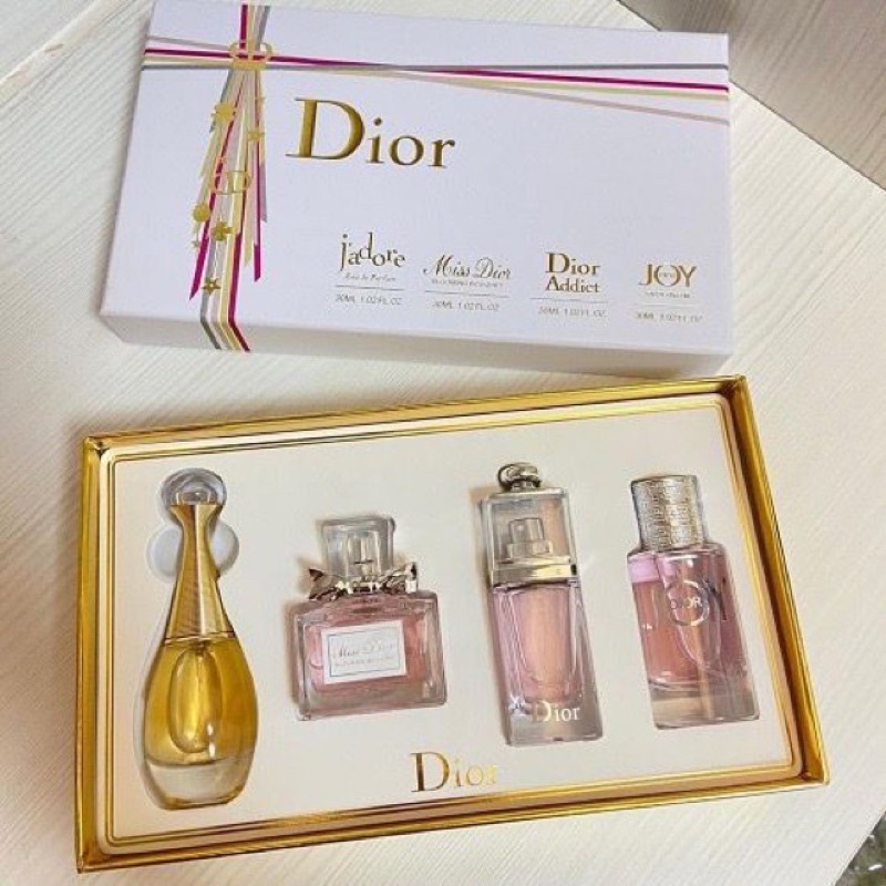 PARFUM ORIGINAL 100% PARFUM DIOR GIFT SET 4in1 BOX SEAL