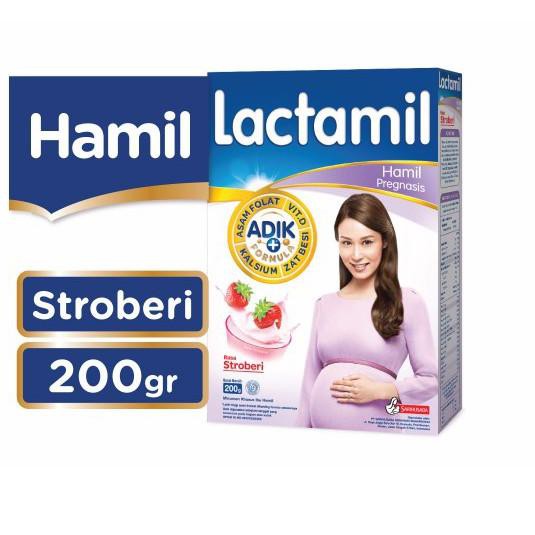 Terlaris Lactamil Pregnasis Strawberry 200gr Susu 