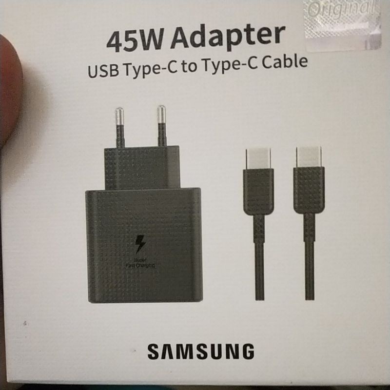 charger samsung 45watt original